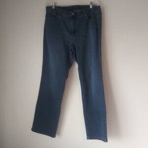 Code Bleu women's size 16W medium wash straight leg jeans
